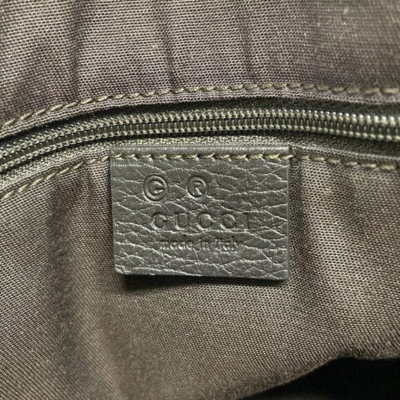 GUCCI GG Pattern, Shelly (Web) Brown Green Multi Nylon Leather - 388-071625 - Picture 11 of 12